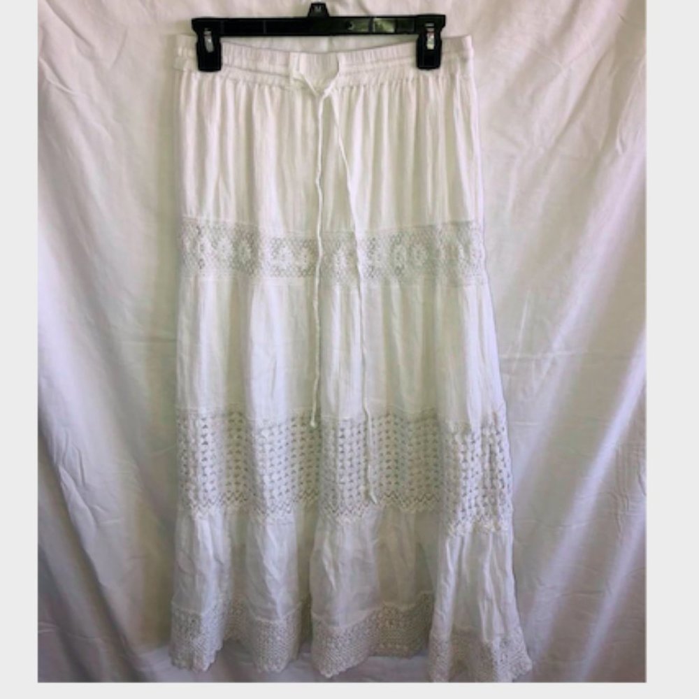 White Beachy Skirt